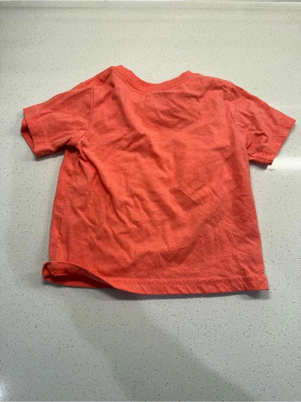 The Children's Place Coral Graphic 'The Real Boss!' Short Sleeve Tee